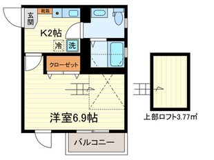 アンソレイユKの物件間取画像